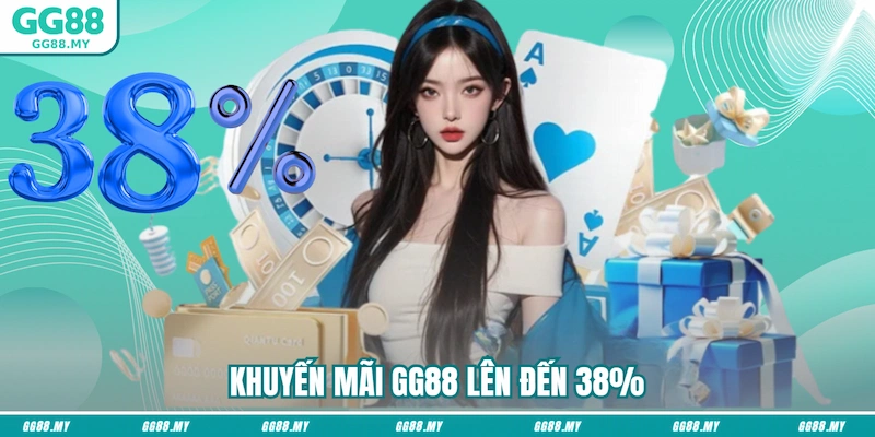 Khuyến mãi GG88 lên đến 38%